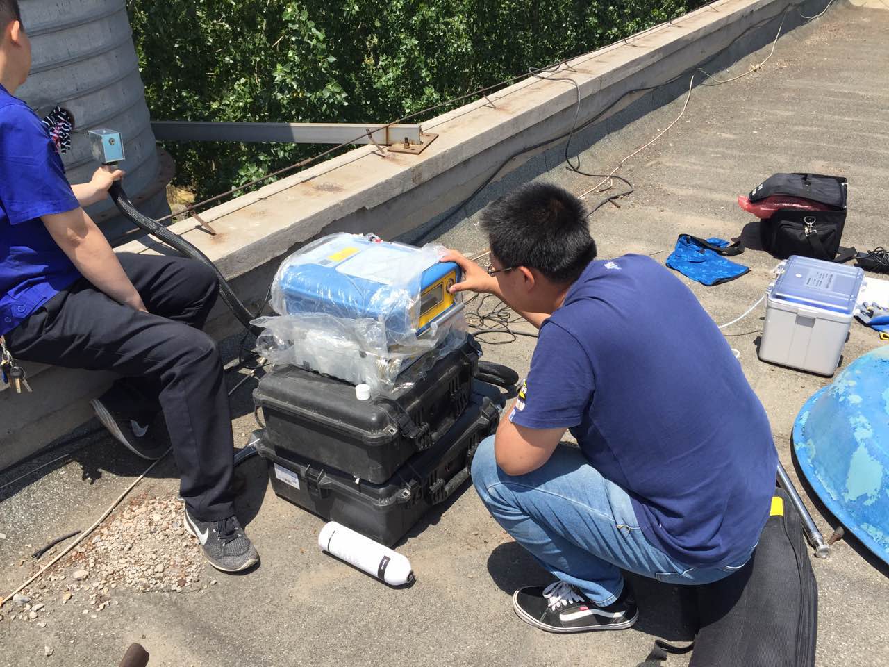 便攜式甲烷、非甲烷和總烴檢測儀山東地方標準測試